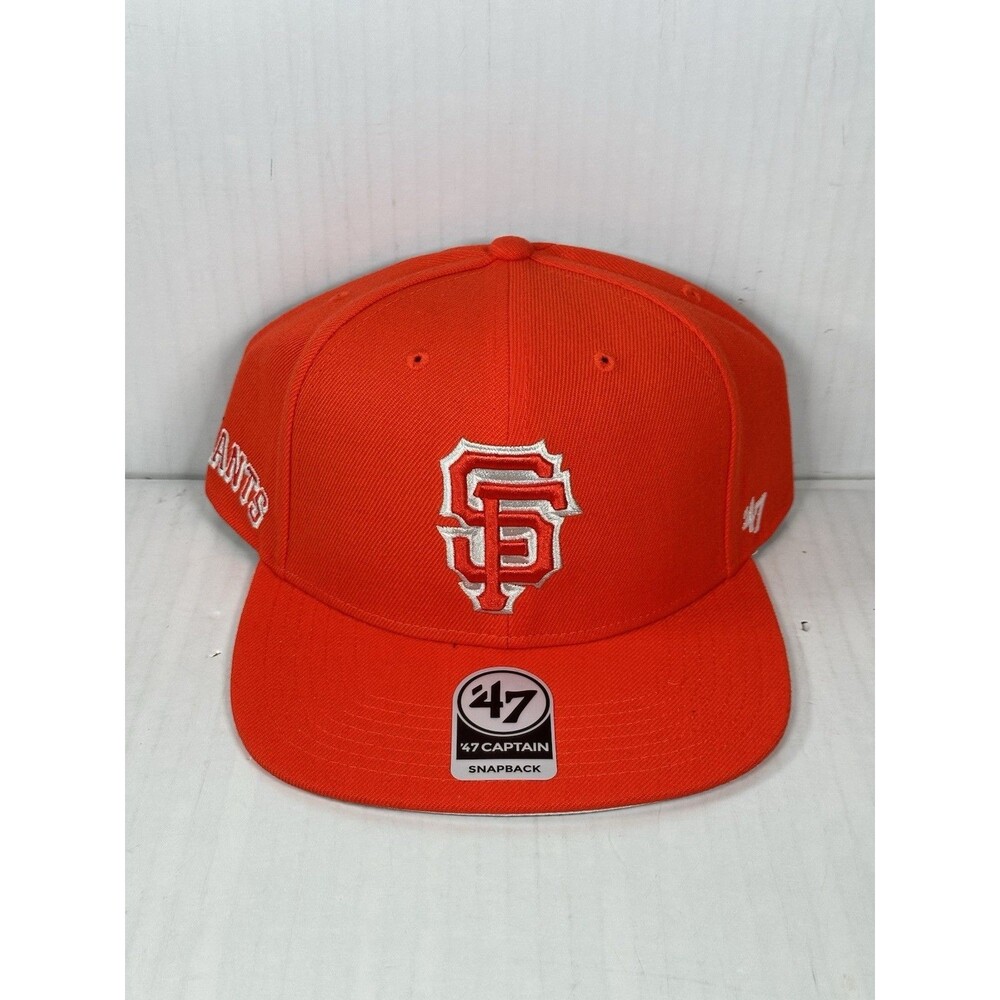 San Francisco Giants '47 City Connect Captain Snapback MLB Hat Cap Orange NWT